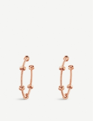 Cartier Women's Pink Gold Écrou De 18ct Rose Gold Earrings