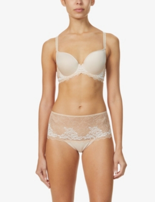 Lace Perfection Cafe Creme Contour Bra from Wacoal