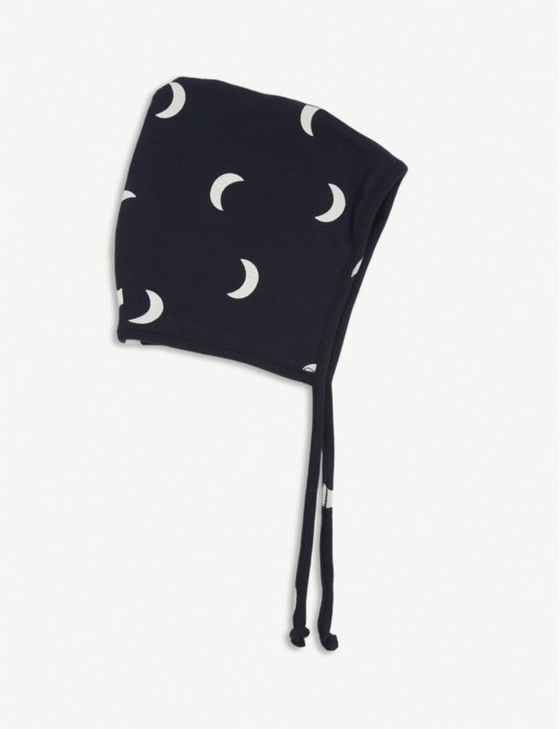 Midnight cotton bonnet 0-12 months