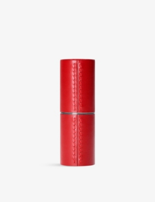 La Bouche Rouge Paris Fine Leather Lipstick Case In Red