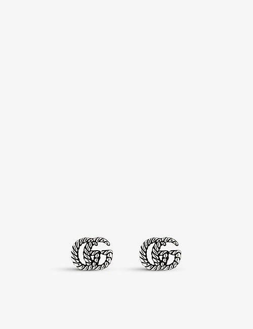 GUCCI: GG Marmont sterling silver earrings