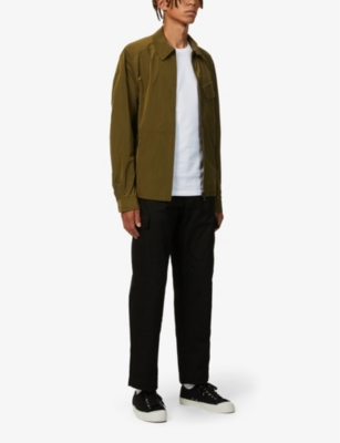 BARBOUR: Basic branded cotton-jersey T-shirt