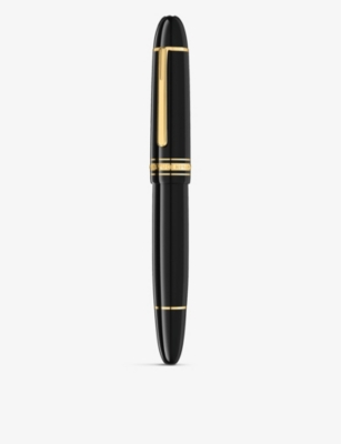 MONTBLANC: Meisterstück LeGrand 14ct gold-coated precious resin fountain pen