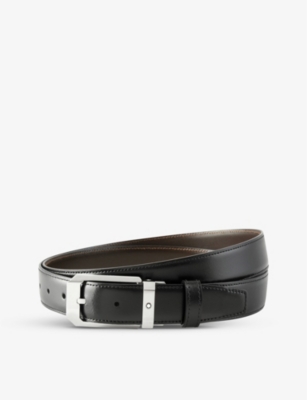 MONTBLANC: Reversible leather belt