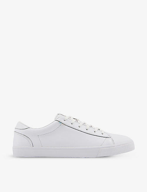 TOMS: Carlsen lace-up leather trainers