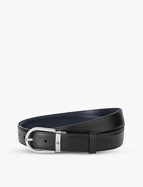 MONTBLANC: Reversible leather belt