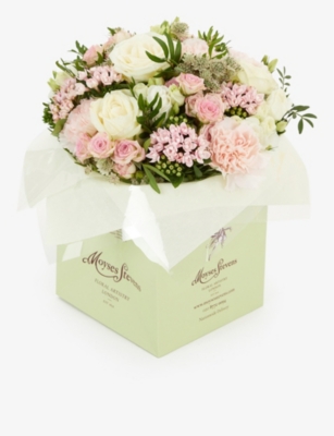MOYSES STEVENS: Pink and White roses bouquet