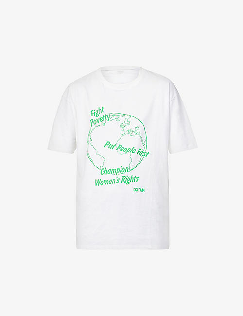 OXFAM: Fergus for Oxfam x Bay Garnett vintage cotton-jersey T-shirt