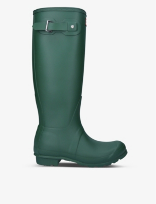 HUNTER: Original Tall vulcanised natural rubber wellington boots