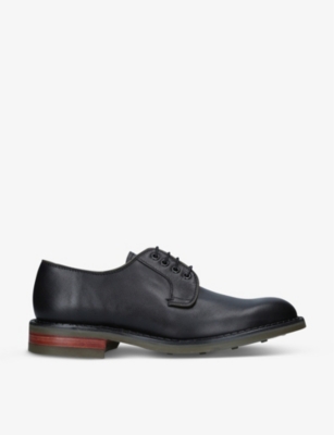 Barker Berry Leather Brogues In Black