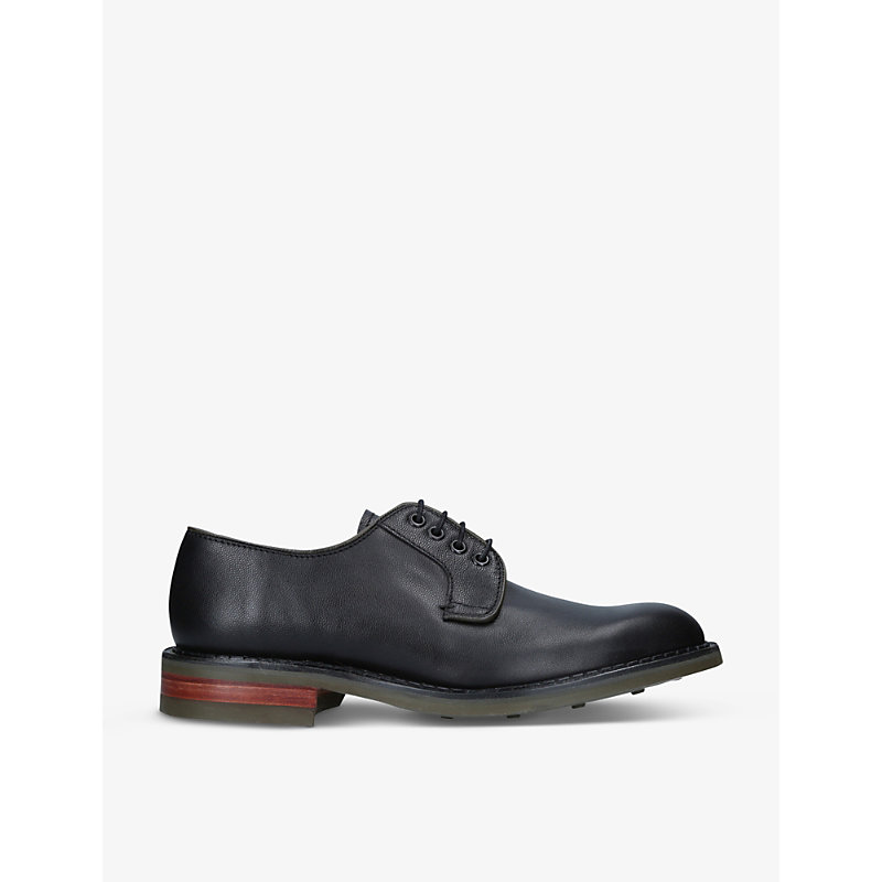 Barker Berry Leather Brogues In Black