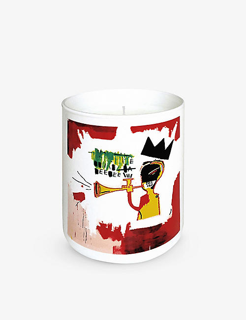 LIGNE BLANCHE: Jean-Michel Basquiat porcelain scented candle 140g