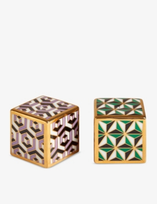 Jonathan Adler Versailles Porcelain Salt And Pepper Shakers