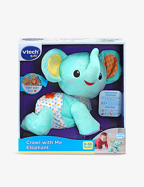 VTECH：Crawl With Me Elephant 柔软玩具