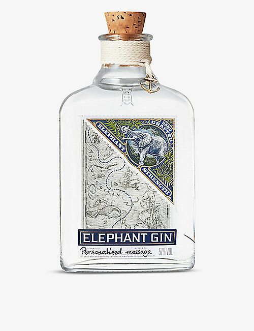 ELEPHANT GIN: Elephant personalised strength gin 500ml