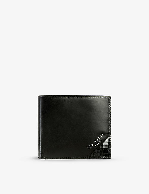 TED BAKER: Prug leather wallet
