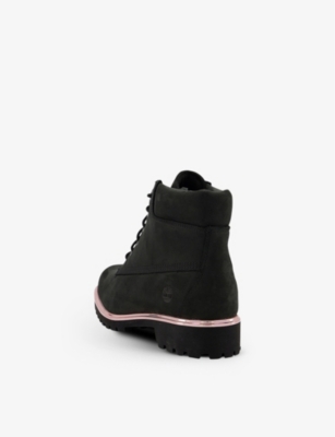 timberland black rose gold rand