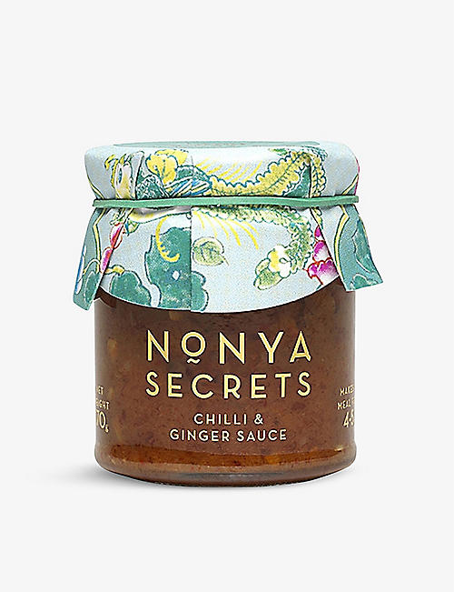 CONDIMENTS & PRESERVES: Nonya Secret chilli and ginger sauce 170g