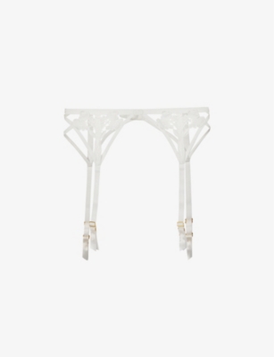 BLUEBELLA: Nova stretch-lace suspender belt