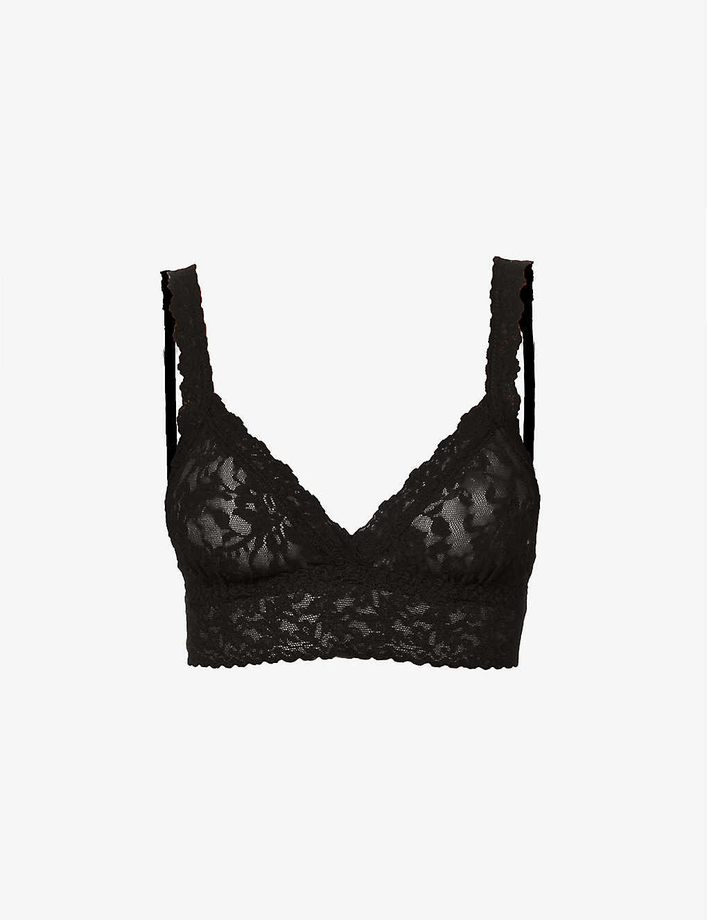 Hanky Panky Signature Stretch-lace Soft-cup Bra In Black