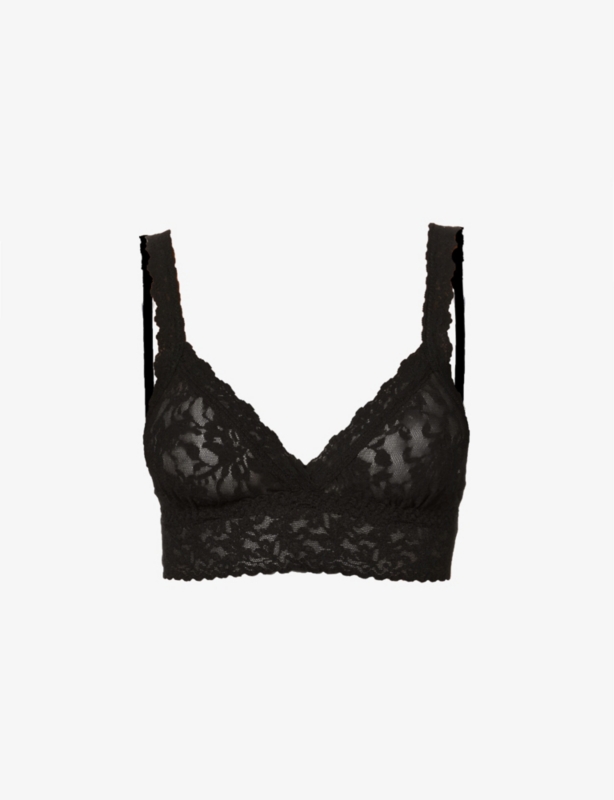 Signature stretch-lace bra