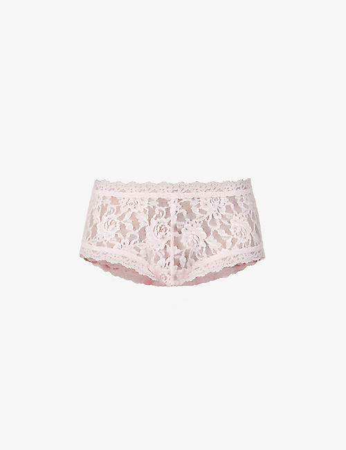 HANKY PANKY: Signature mid-rise stretch-lace briefs