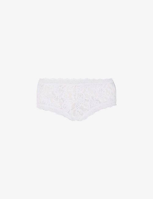 HANKY PANKY: Signature mid-rise stretch-lace briefs