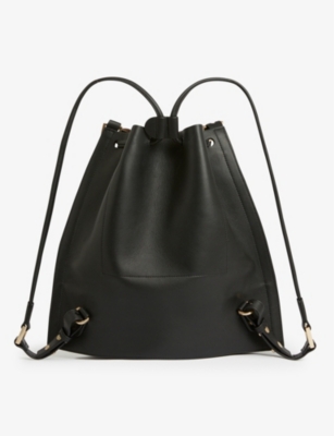 All saints leather on sale backpack