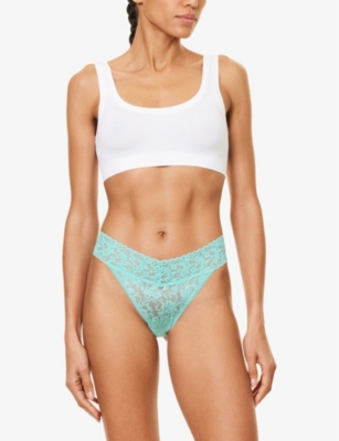 Signature original-rise stretch-jersey thong