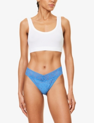 Signature original-rise stretch-jersey thong