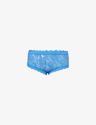 HANKY PANKY: Signature Lace stretch-jersey boyshort briefs