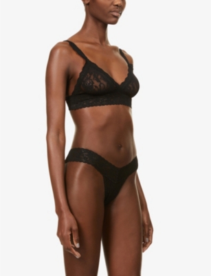 HANKY PANKY: Signature Lace low-rise stretch-jersey thong