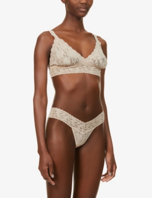 HANKY PANKY: Signature Lace low-rise stretch-jersey thong