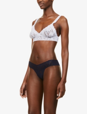 HANKY PANKY: Signature Lace low-rise stretch-jersey thong
