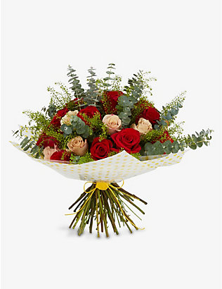 SELFRIDGES SELECTION: English Garden medium roses bouquet