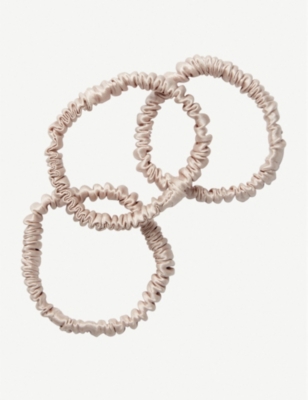 THE WHITE COMPANY: Silk skinny sleep scrunchies