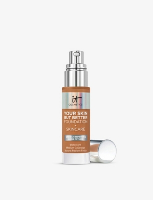 It Cosmetics Tan Warm 44 Your Skin But Better Foundation + Skincare