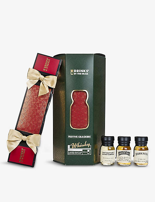 SPIRIT GIFTING: Drink By The Dram Christmas whisky crackers set of 6