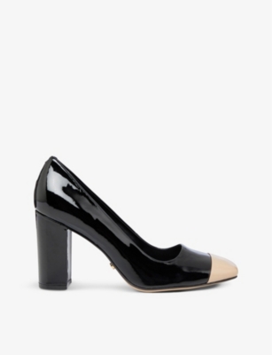 black leather courts