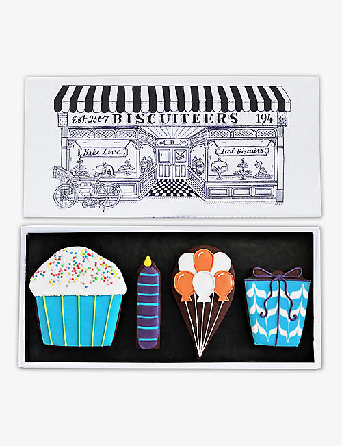 BISCUITEERS: Birthday letterbox biscuits 150g
