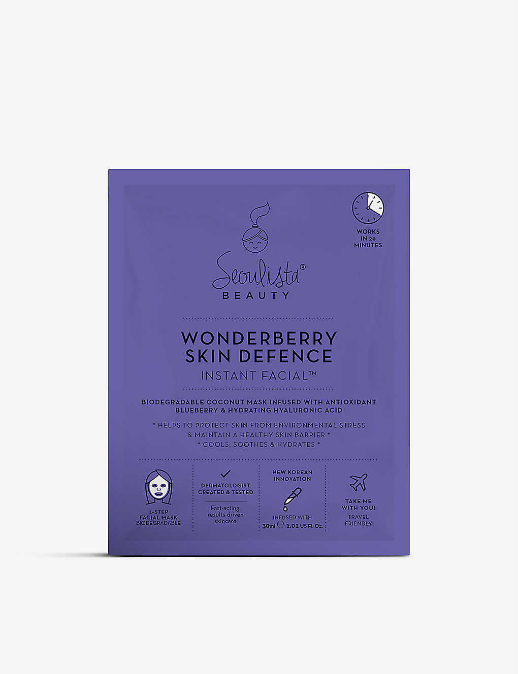 Shop Seoulista Wonderberry Skin Defence Instant Facial™
