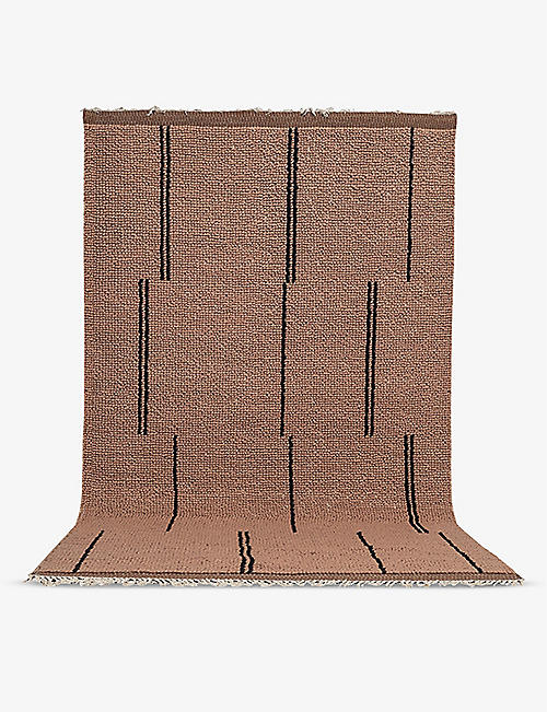 次品Amari 新西兰羊毛和棉质毯子 180x270 厘米