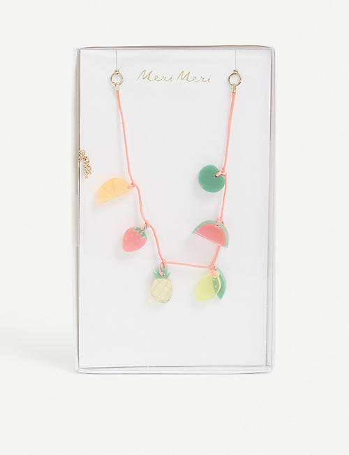 MERI MERI: Fruit-charm necklace