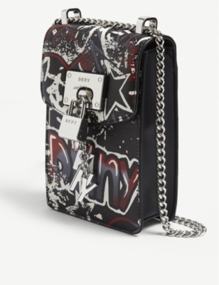 dkny elissa graffiti bag