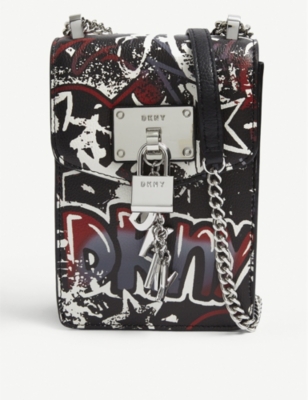 dkny elissa graffiti bag