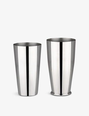 Alessi Boston Stainless Steel Cocktail Shaker 28cm In Inox
