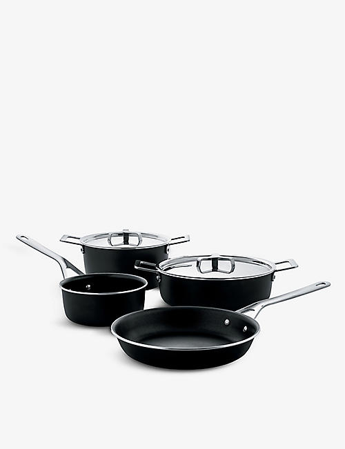 ALESSI: Pots&Pans aluminium pots and pans set of six