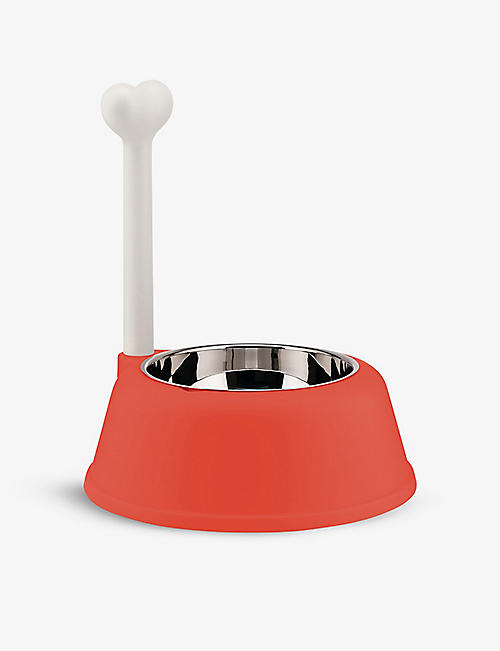 ALESSI: Lupita thermoplastic resin and stainless steel dog bowl