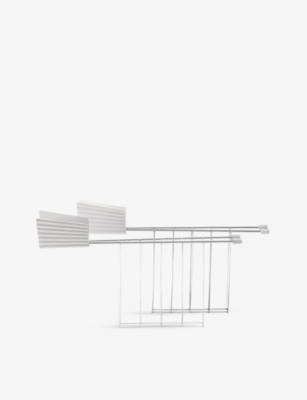 ALESSI - Plissé stainless steel toast racks set of two | Selfridges.com