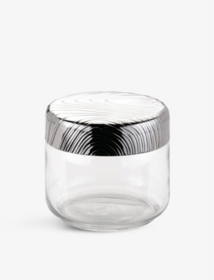 ALESSI: Veneer glass jar 10.5cm